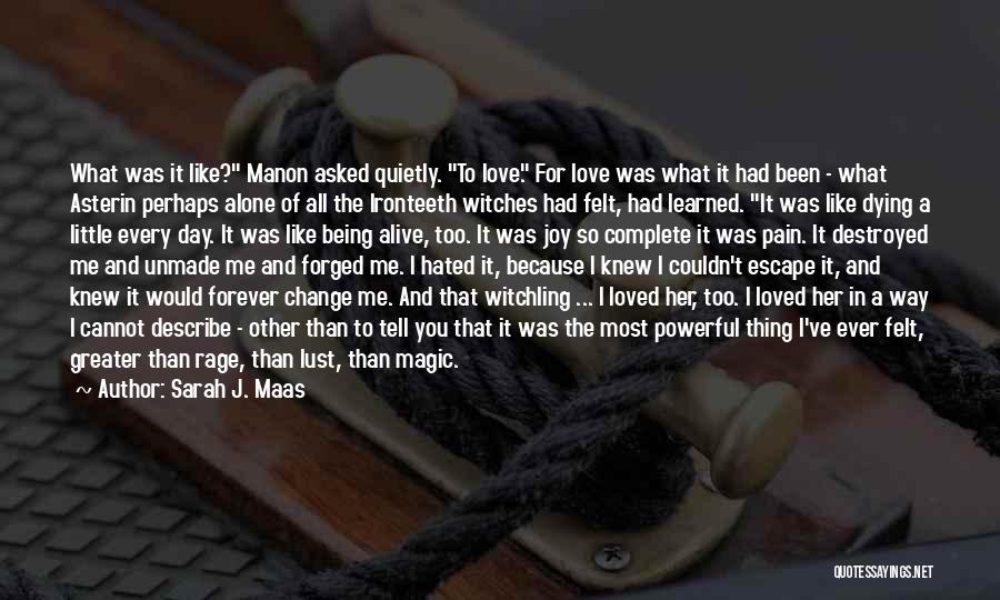 Lust And Love Quotes By Sarah J. Maas