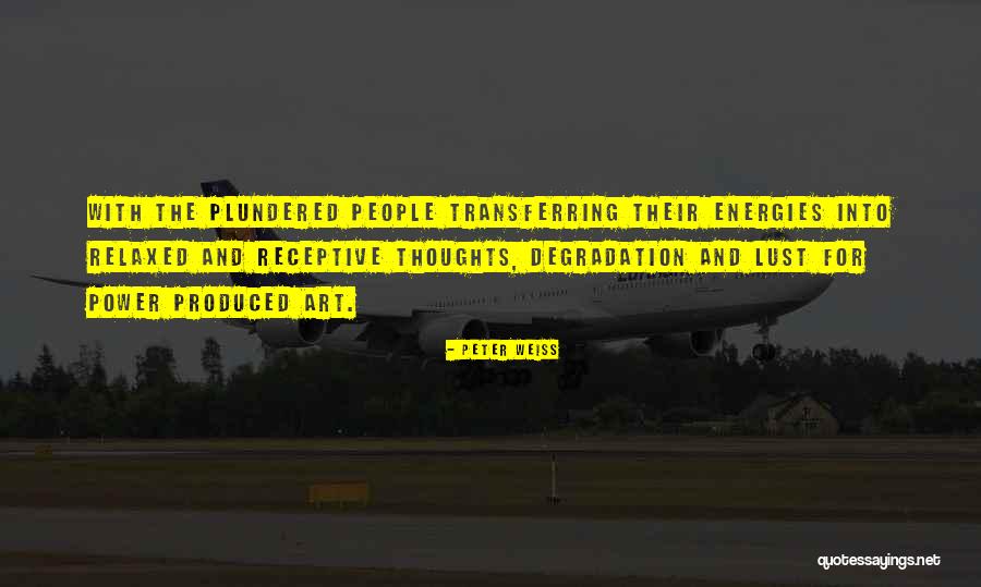 Lust For Power Quotes By Peter Weiss Lust For Power Quotes By Peter Weiss