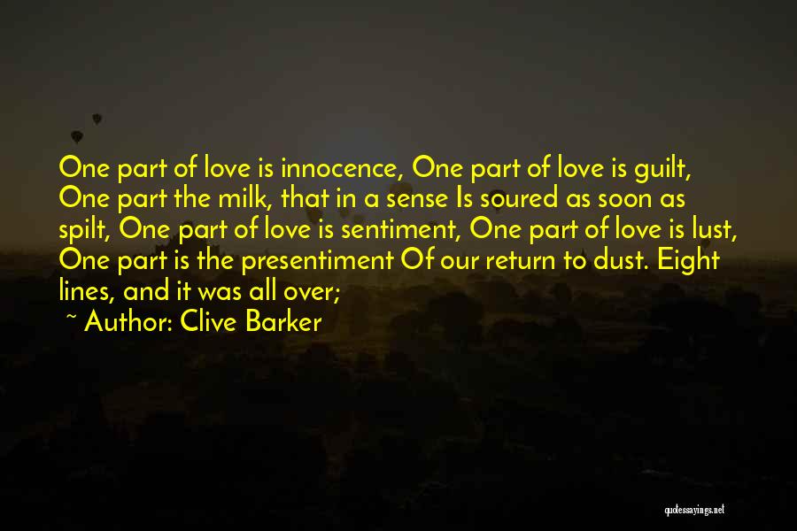 Lust Over Love Quotes By Clive Barker