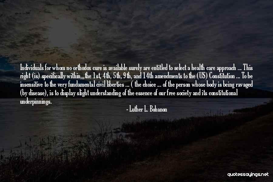 Luther L. Bohanon Quotes 958418