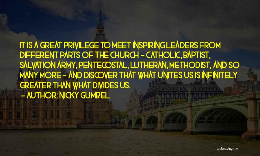 Lutheran Quotes By Nicky Gumbel