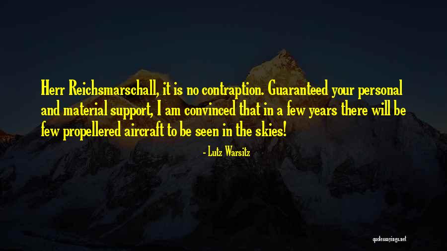 Lutz Warsitz Quotes 1784241