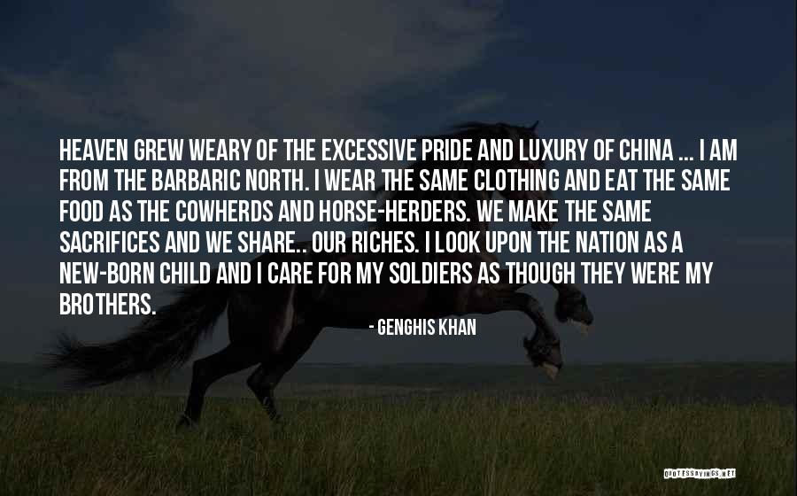 Luxury Food Quotes By Genghis Khan