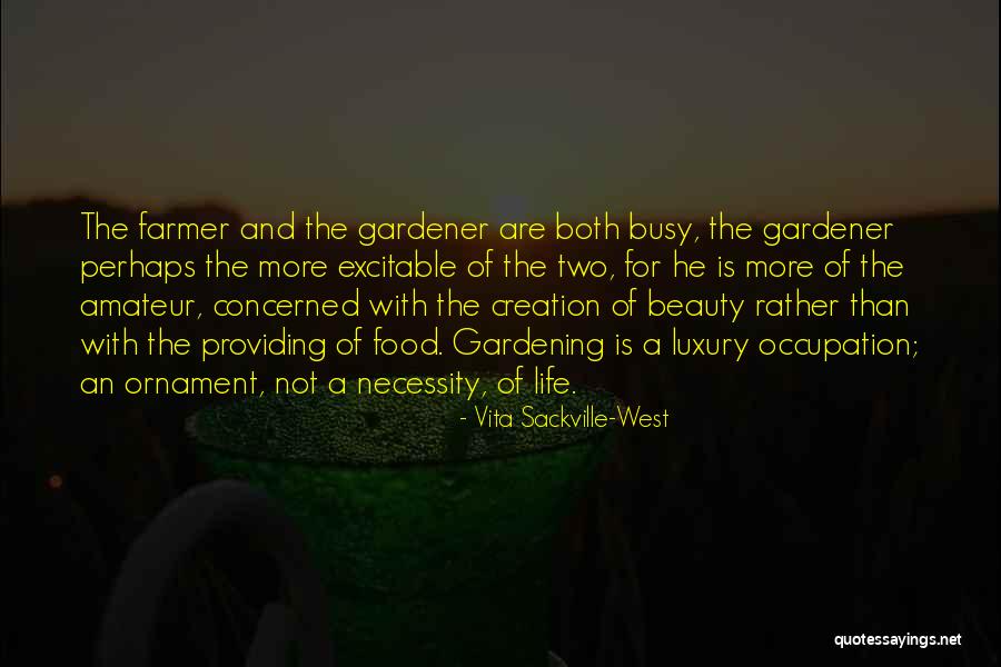 Luxury Food Quotes By Vita Sackville-West