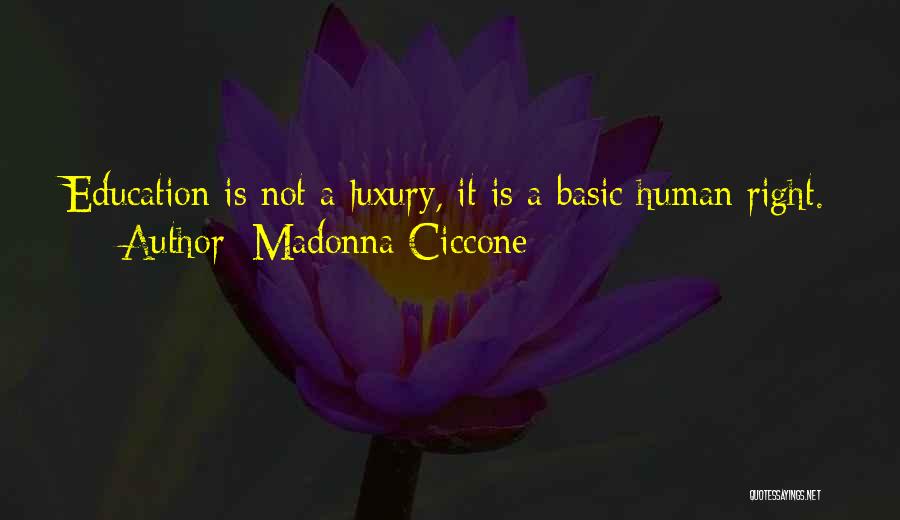 Luxury Quotes By Madonna Ciccone