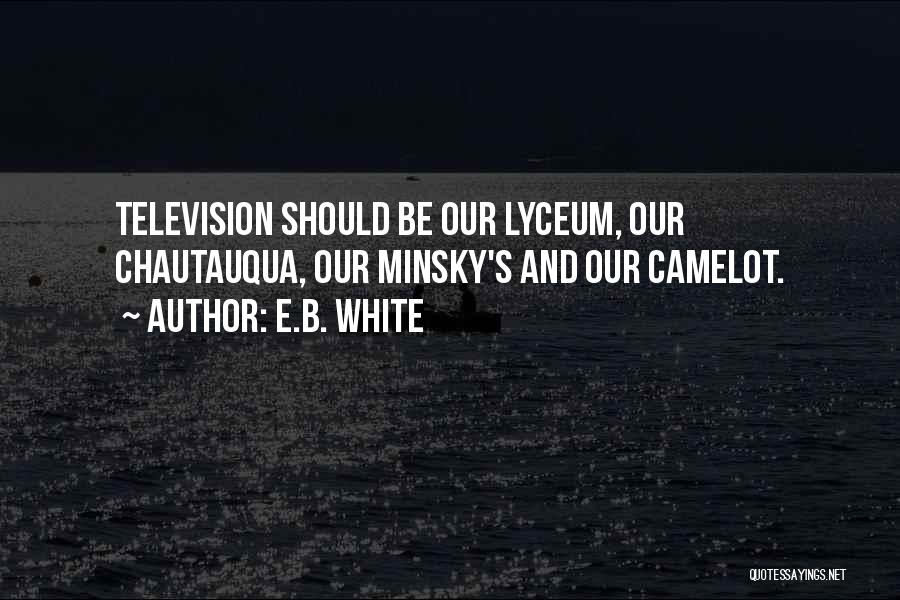 Lyceum Quotes By E.B. White