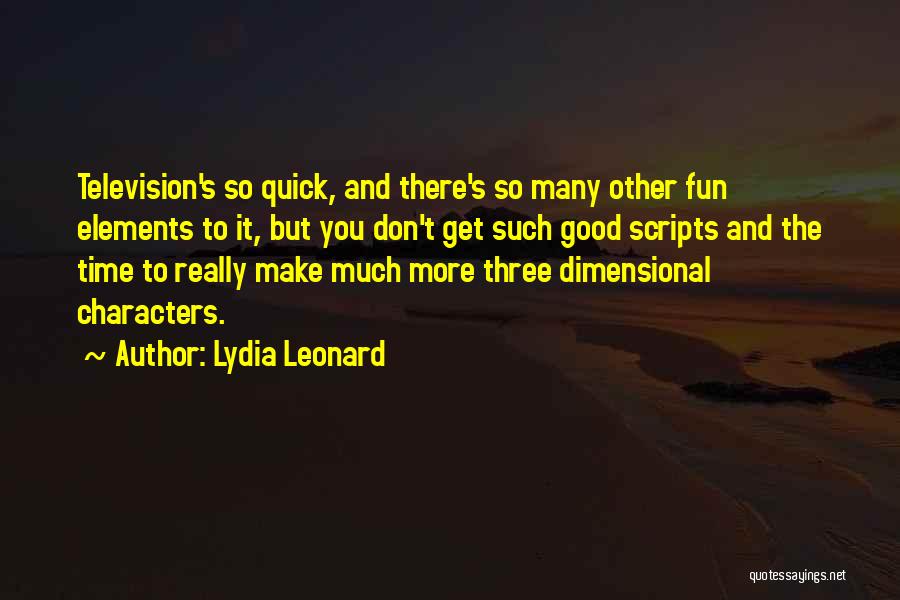 Lydia Leonard Quotes 80799