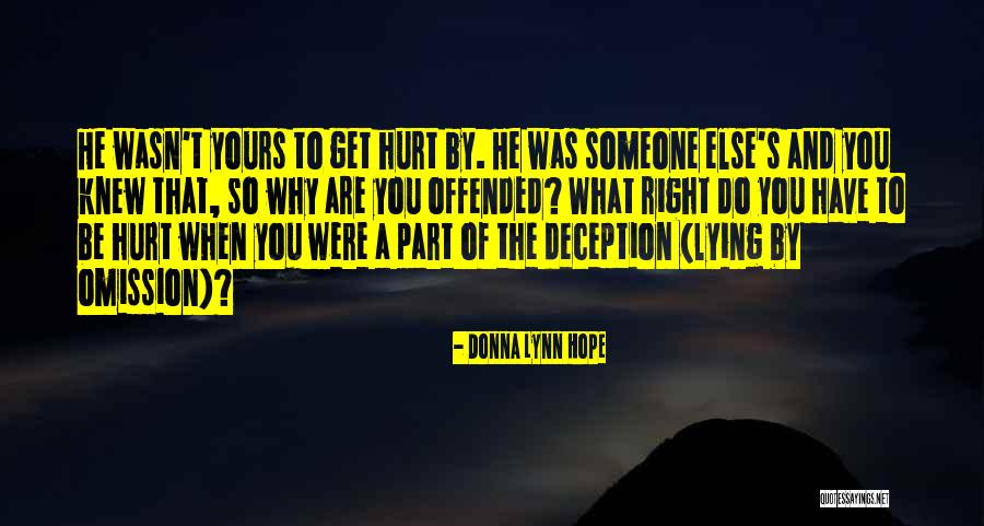 Lying And Cheating Quotes By Donna Lynn Hope