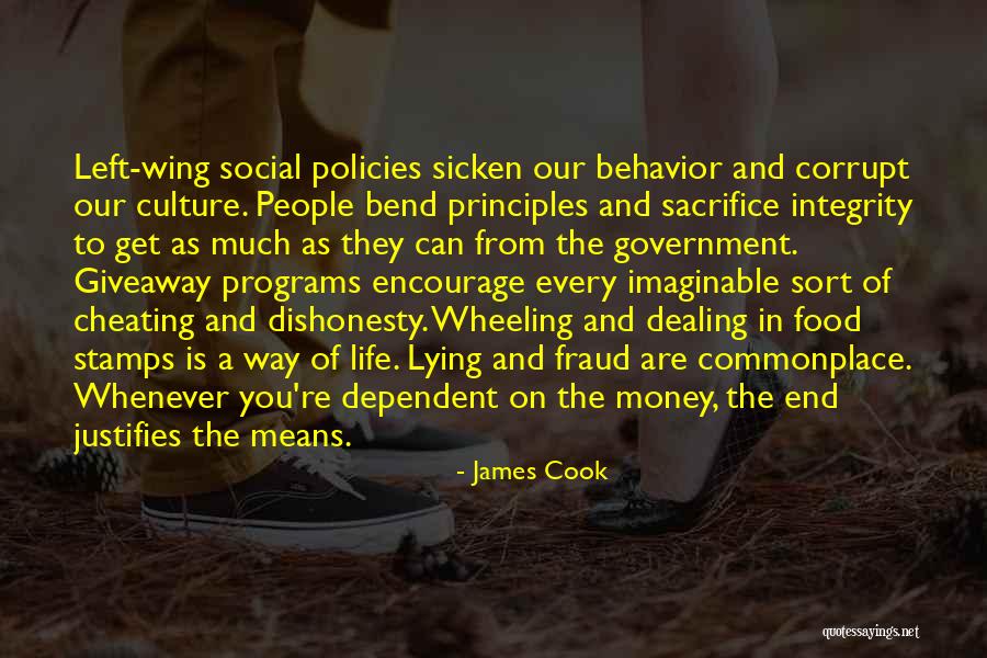 Lying And Cheating Quotes By James Cook