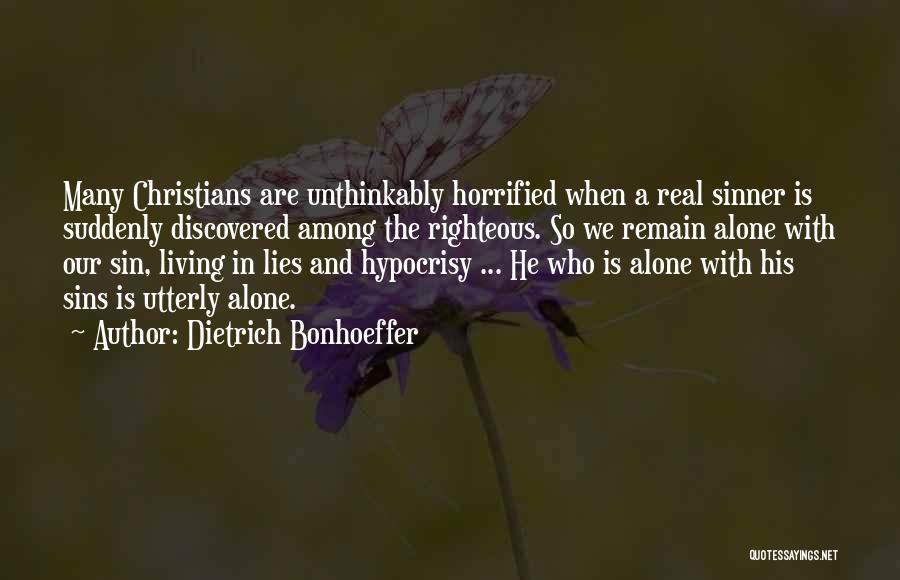 Lying And Hypocrisy Quotes By Dietrich Bonhoeffer