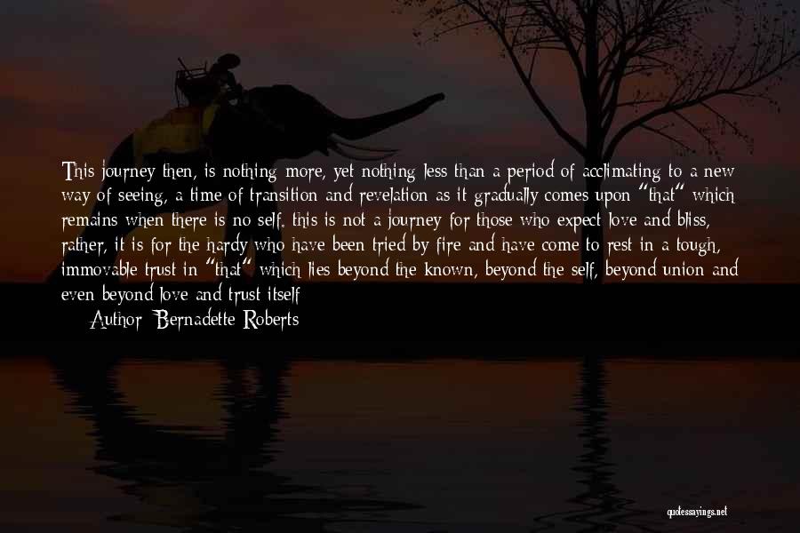 Lying And Trust Quotes By Bernadette Roberts