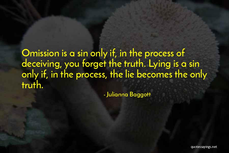 Lying By Omission Quotes By Julianna Baggott