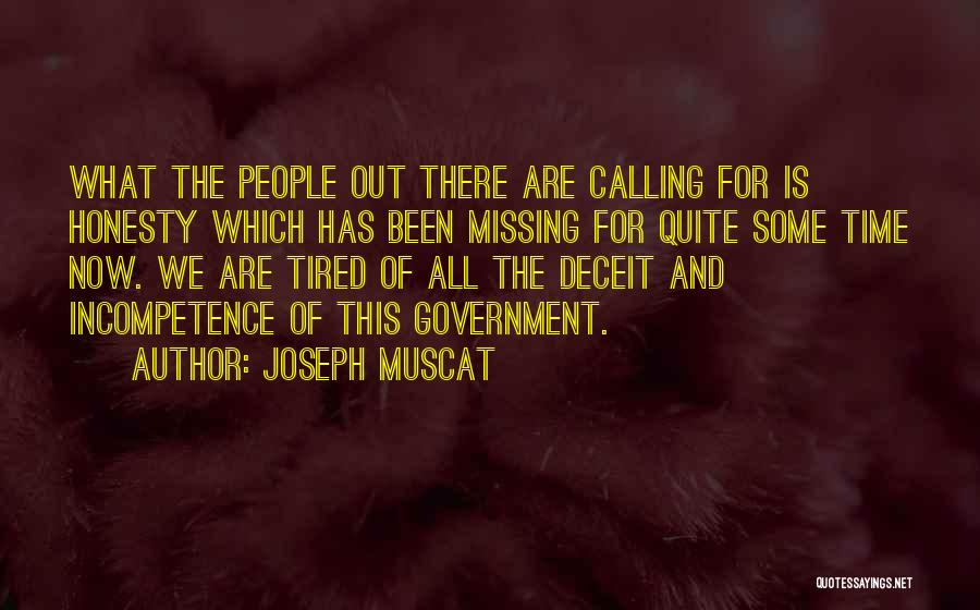 Lying Deceit Quotes By Joseph Muscat