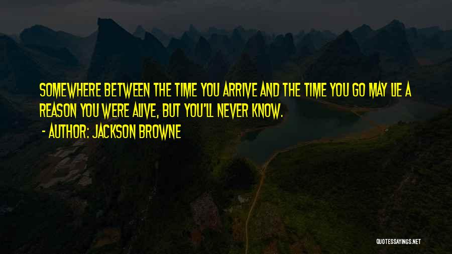 Lying For No Reason Quotes By Jackson Browne