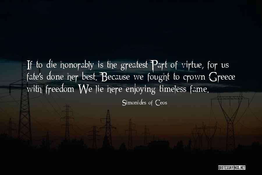Lying Honorably Quotes By Simonides Of Ceos Lying Honorably Quotes By Simonides Of Ceos
