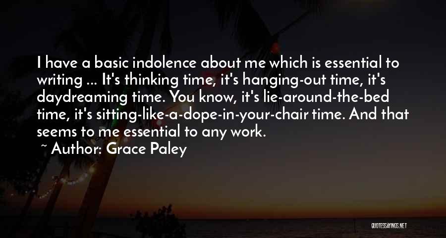 Lying In Bed Quotes By Grace Paley