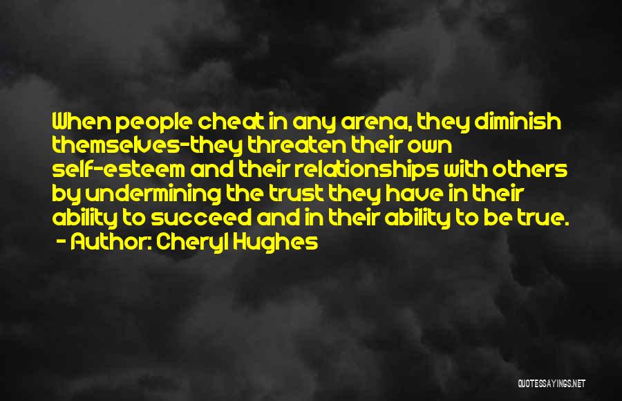 Lying In Relationships Quotes By Cheryl Hughes