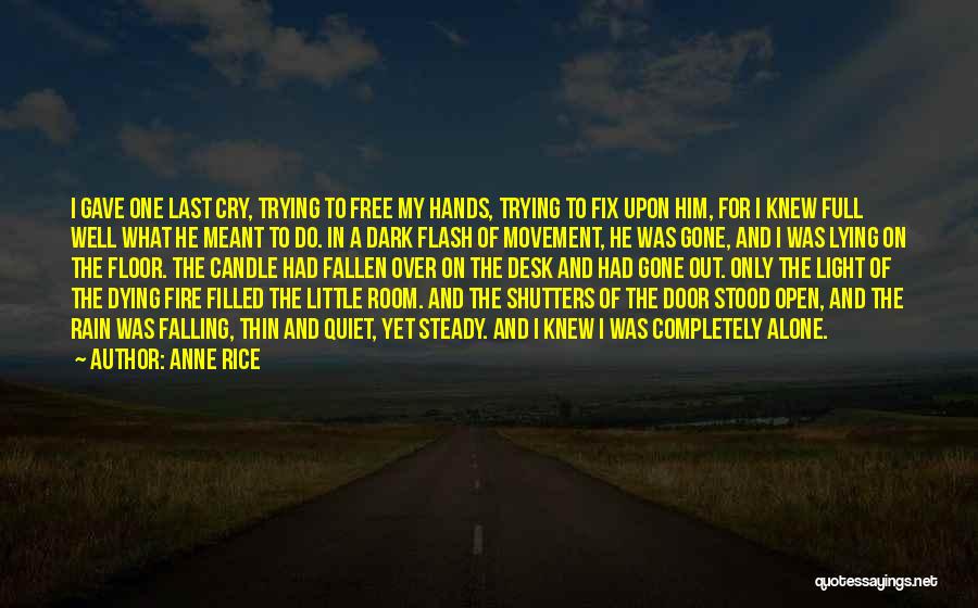 Lying In The Dark Quotes By Anne Rice