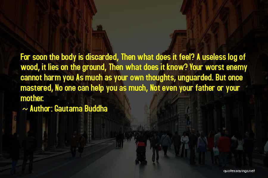 Lying On The Ground Quotes By Gautama Buddha