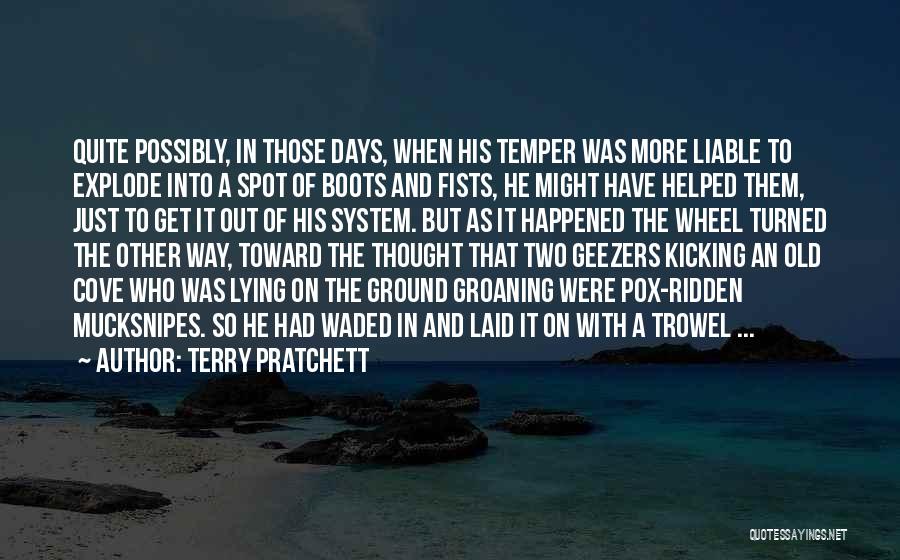 Lying On The Ground Quotes By Terry Pratchett