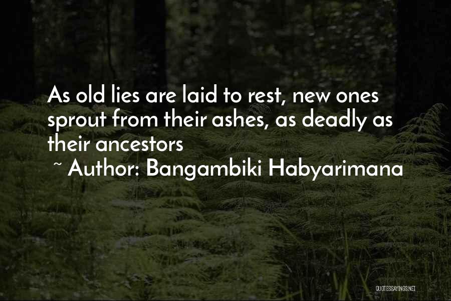 Lying To Ourselves Quotes By Bangambiki Habyarimana