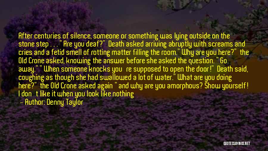 Lying To Someone You Like Quotes By Denny Taylor