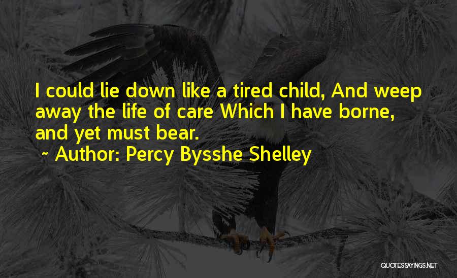 Lying To Your Child Quotes By Percy Bysshe Shelley