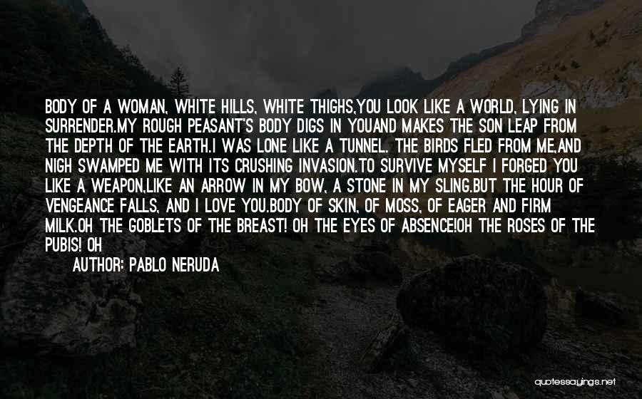 Lying To Your Love Quotes By Pablo Neruda