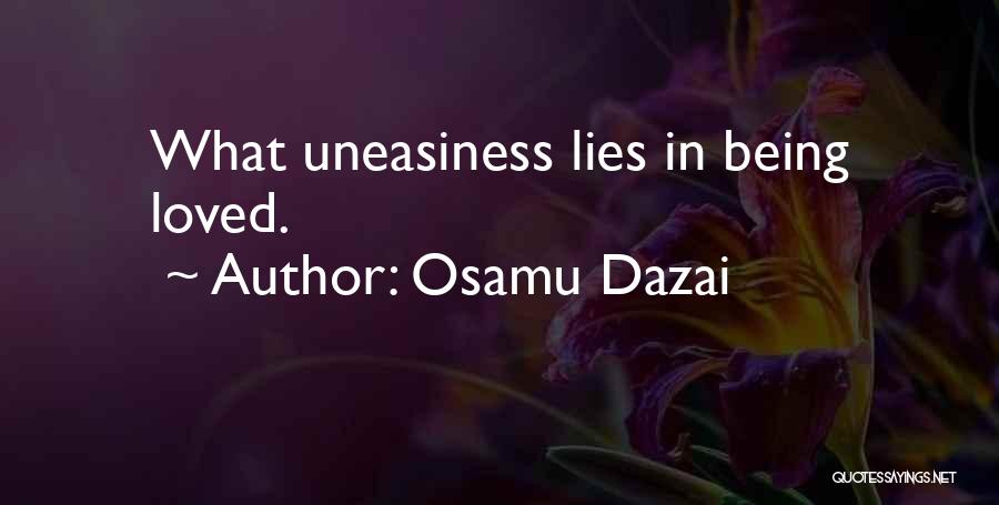 Lying To Your Loved Ones Quotes By Osamu Dazai