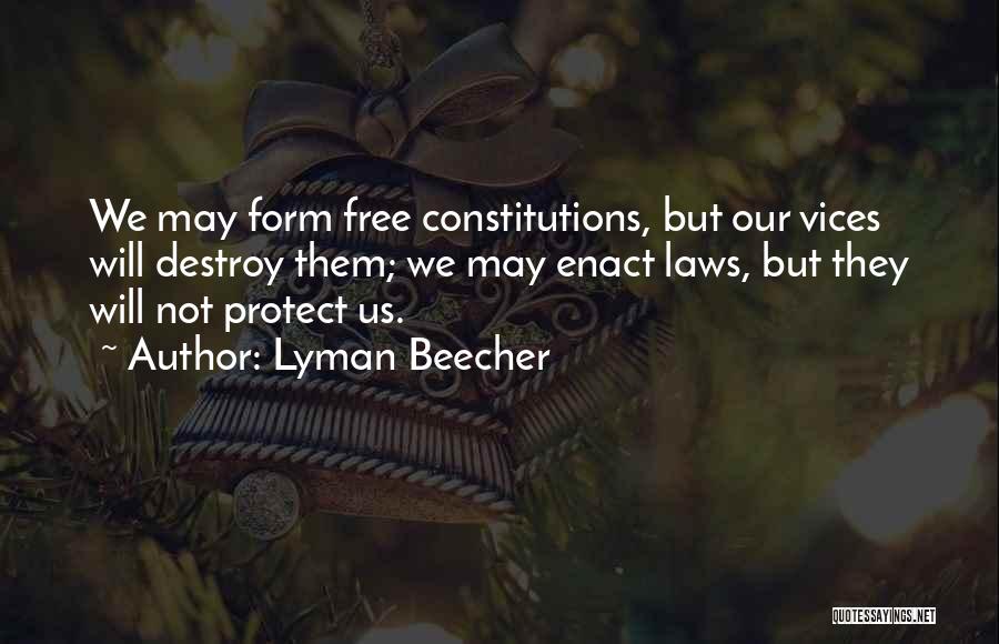 Lyman Quotes By Lyman Beecher