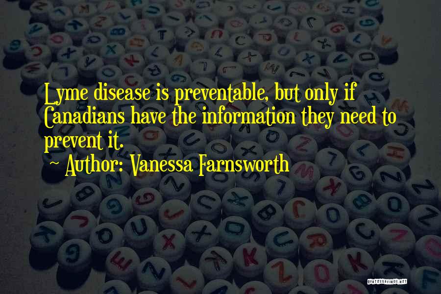 Lyme Quotes By Vanessa Farnsworth