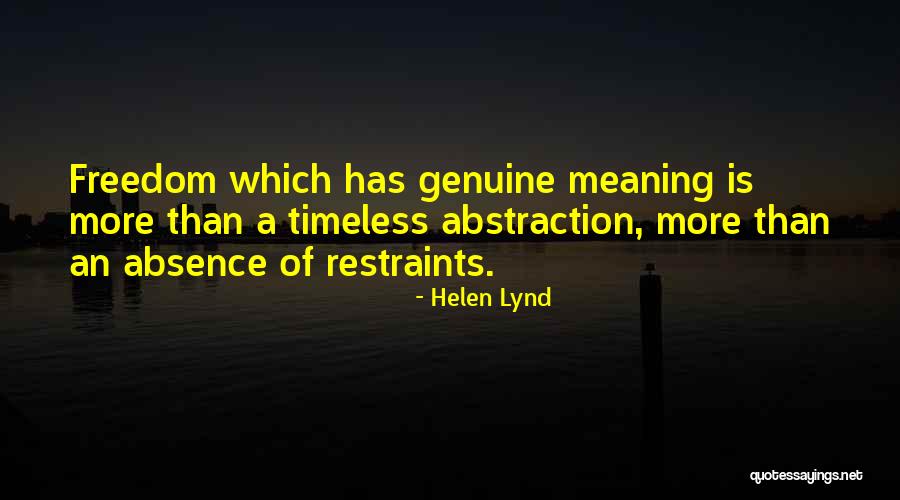 Lynd Quotes By Helen Lynd Lynd Quotes By Helen Lynd