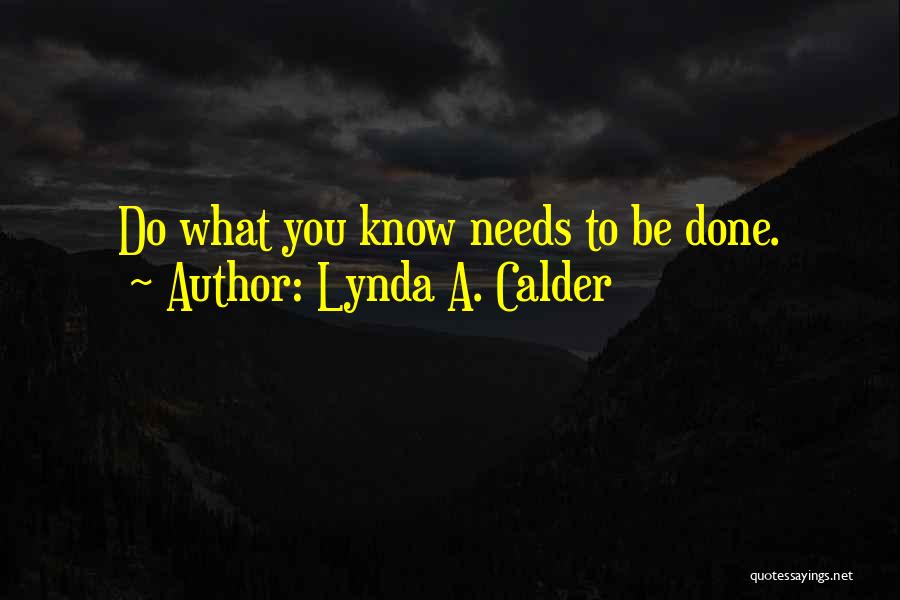 Lynda A. Calder Quotes 117591