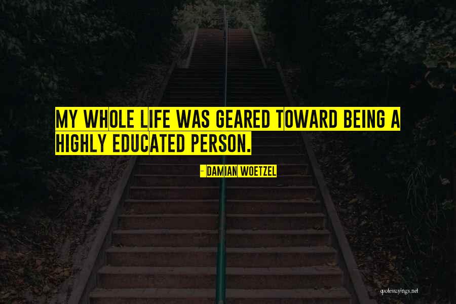 Lynda Field Life Coach Quotes By Damian Woetzel