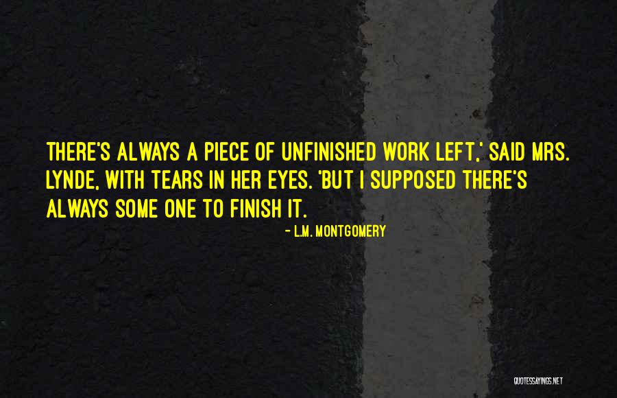 Lynde Quotes By L.M. Montgomery Lynde Quotes By L.M. Montgomery