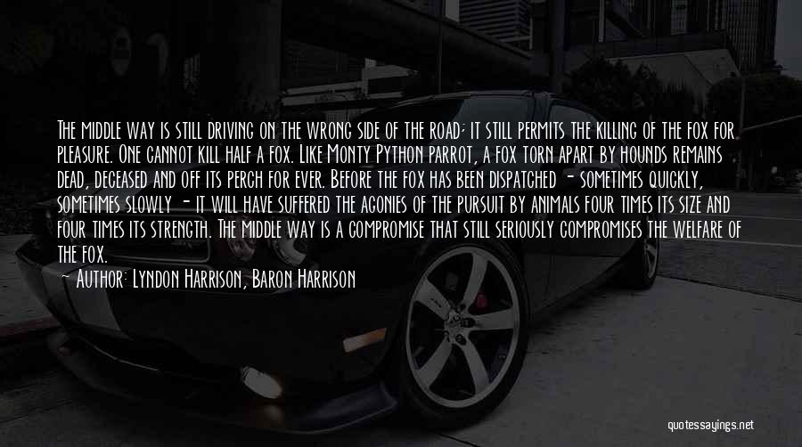 Lyndon Harrison, Baron Harrison Quotes 643128