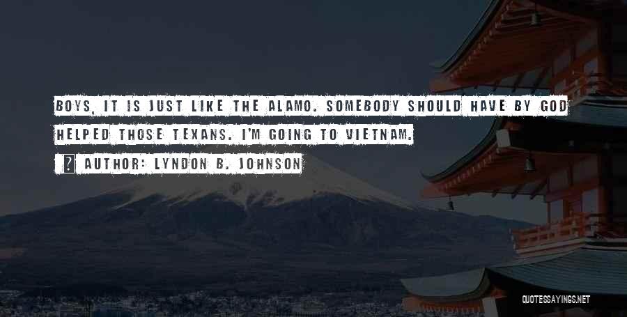 Lyndon Johnson Vietnam Quotes By Lyndon B. Johnson