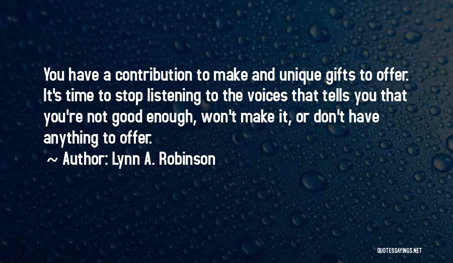 Lynn A. Robinson Quotes 1912296