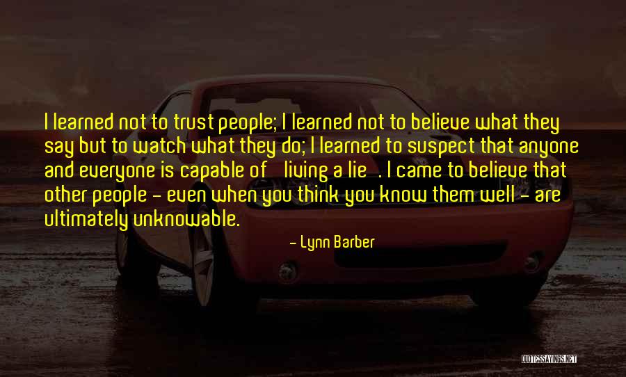 Lynn Barber Quotes 120840