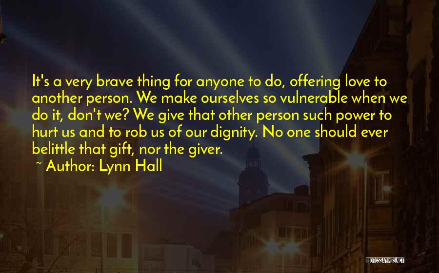 Lynn Hall Quotes 174948