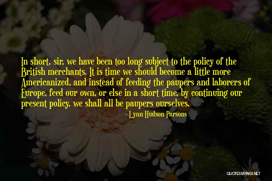Lynn Hudson Parsons Quotes 2263068 Lynn Hudson Parsons Quotes 2263068