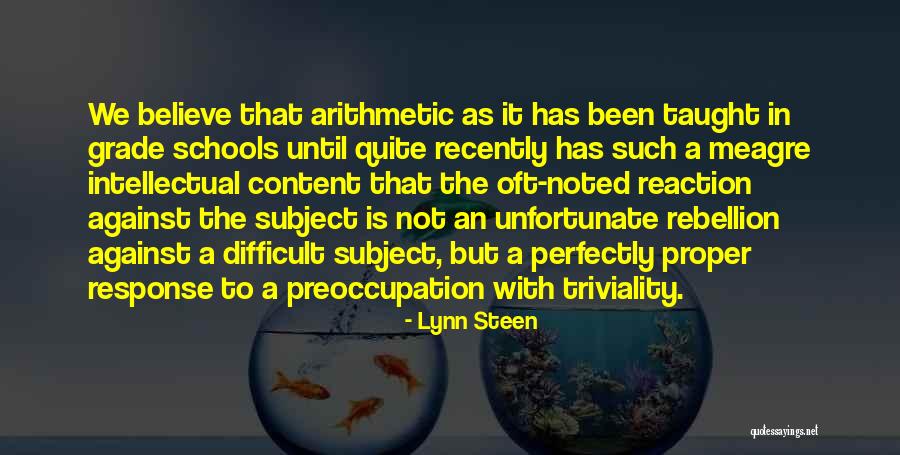 Lynn Steen Quotes 2107894 Lynn Steen Quotes 2107894