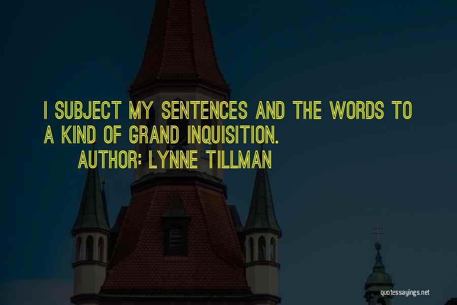 Lynne Tillman Quotes 972768