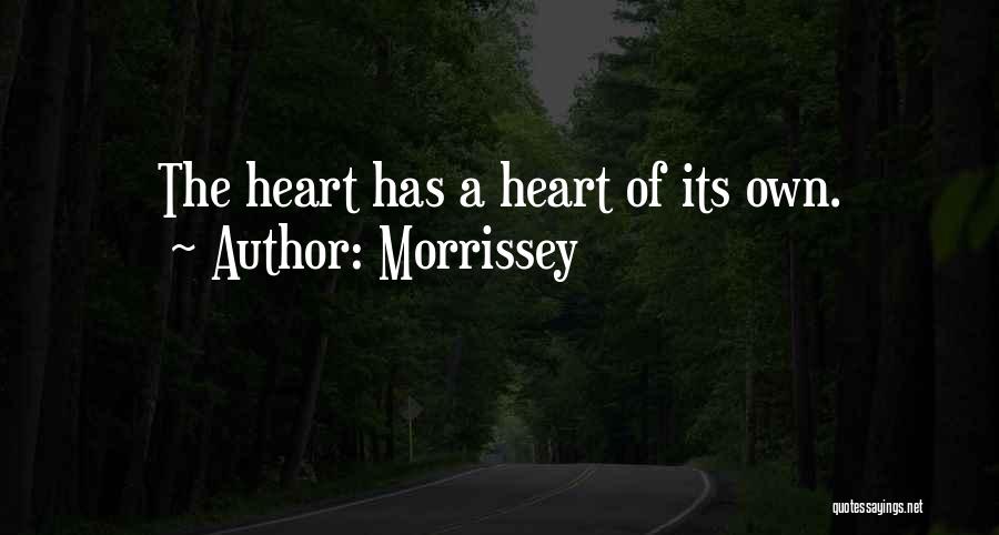 Lyrics Of The Heart Quotes By Morrissey