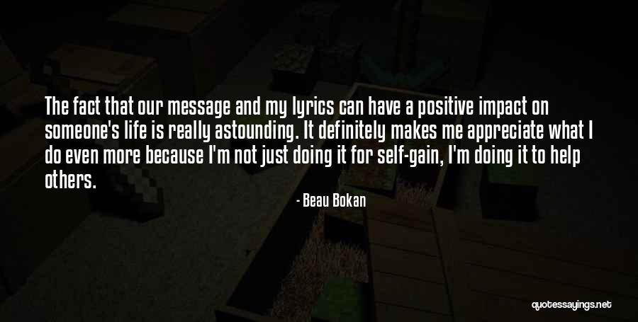 Lyrics Quotes By Beau Bokan