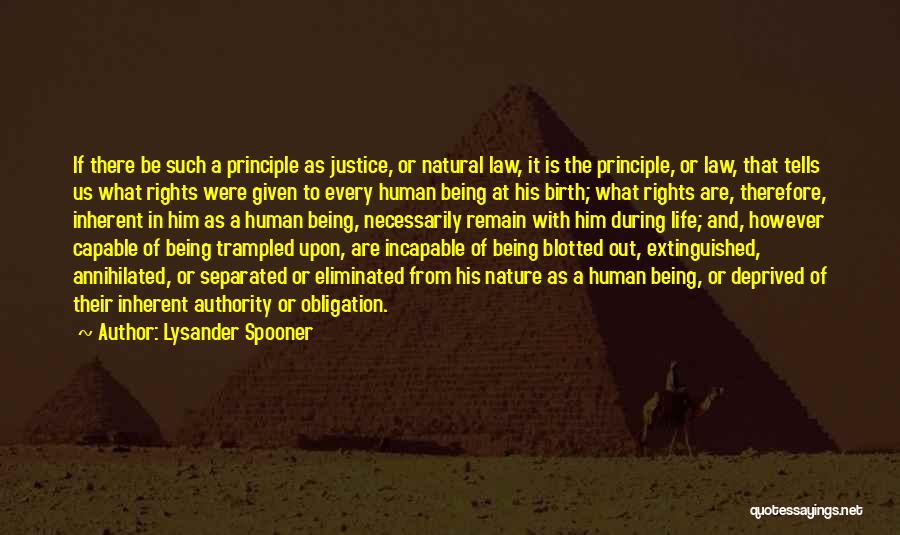 Lysander Quotes By Lysander Spooner