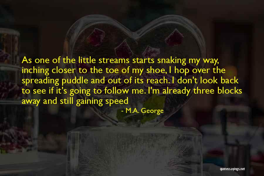 M.A. George Quotes 1995246