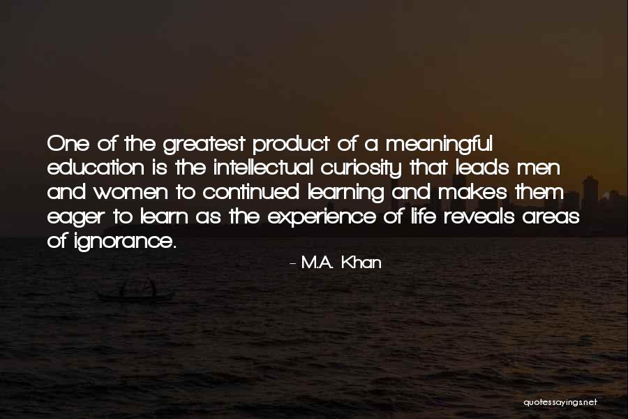 M.A. Khan Quotes 1598866