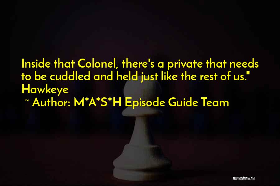 M*A*S*H Episode Guide Team Quotes 557022