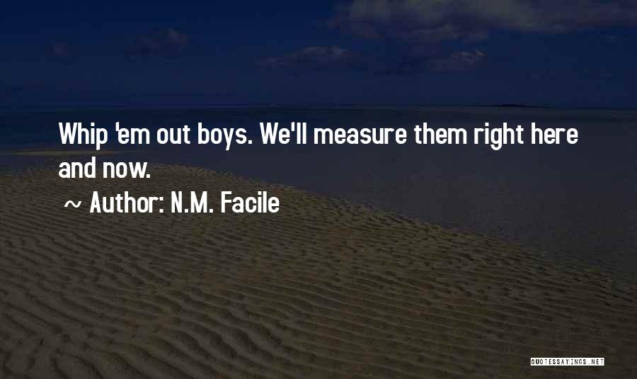 M And N Quotes By N.M. Facile